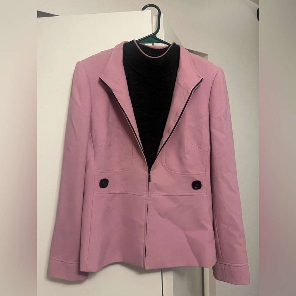 Tahari Elegant Pink Women's Jacket and vest